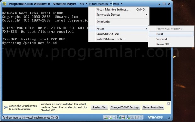 VMWare\ e Windows 8 Developer Preview Kurmak