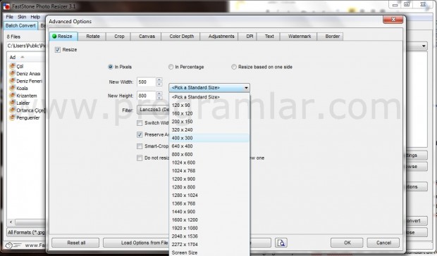 FastStone Photo Resizer ile Toplu Resim Boyutlandırma ve Çevirme
