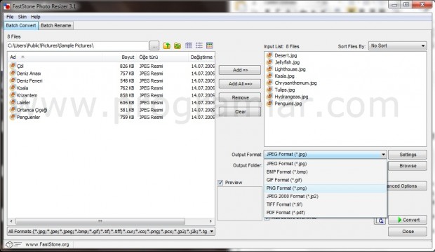 FastStone Photo Resizer ile Toplu Resim Boyutlandırma ve Çevirme