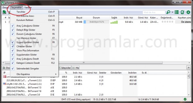 uTorrent  i Cep Telefonundan Kontrol etmek ve Kullanmak