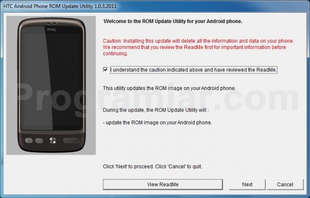 HTC Desire\ a Android 2.3 (Gingerbread) Yüklemek