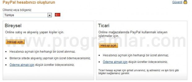 PayPaL Hesabı Açma ve Onaylatma