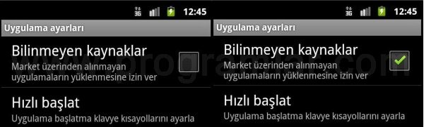 Android Market Kullanmadan Uygulama Yüklemek