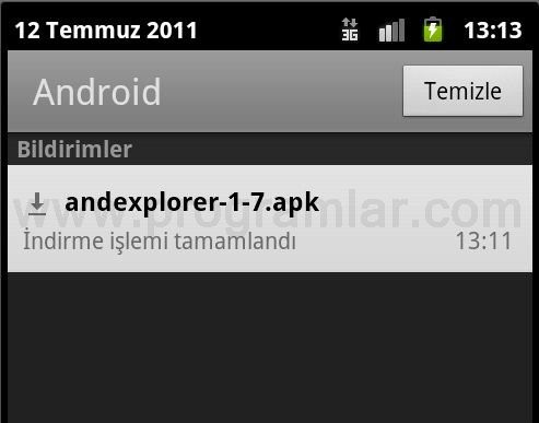 Android Market Kullanmadan Uygulama Yüklemek