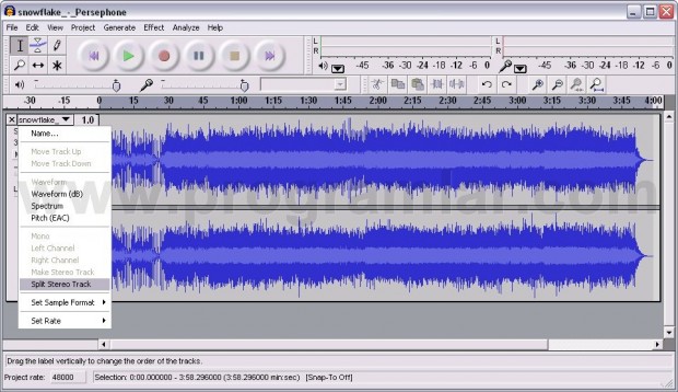 Audacity İle Müzikten Sesi Ayırma 