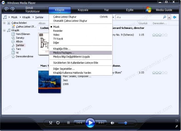 Windows Media Player\\\ da DLNA Özelli%u011Fini Açmak