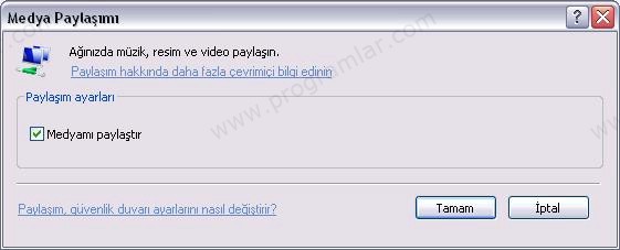 Windows Media Player\\\ da DLNA Özelli%u011Fini Açmak