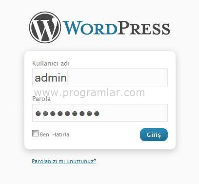 Wordpress 3.0.1 Kurulumu