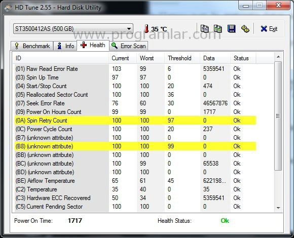 HD Tune ile Harddisk Testi