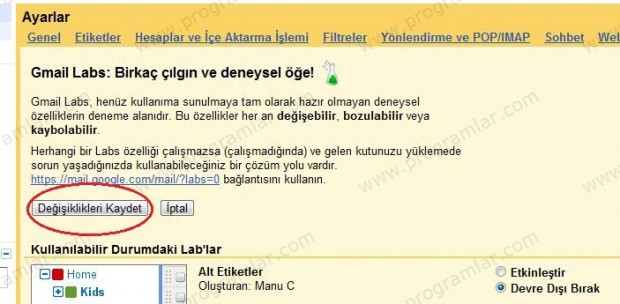 Gmail  de gönderilen e-postayı geri almak