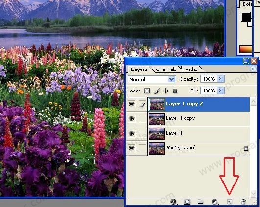 Photoshop Sulu Boya Efekti