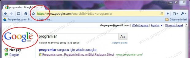 3 Adımda Chrome  da Güvenli Arama (SSL)