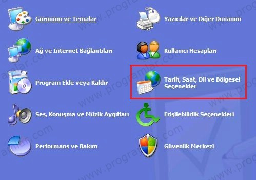 Windows 7, Vista ve XP  de Klavye Dilini Değiştirme