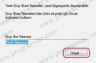 Windows\ da program kısıtlamak