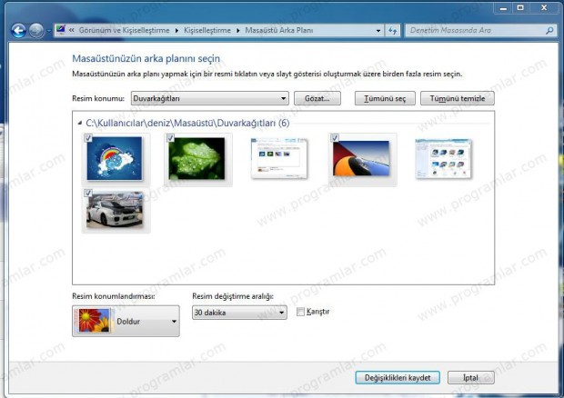 Windows 7  de Tema Oluşturmak