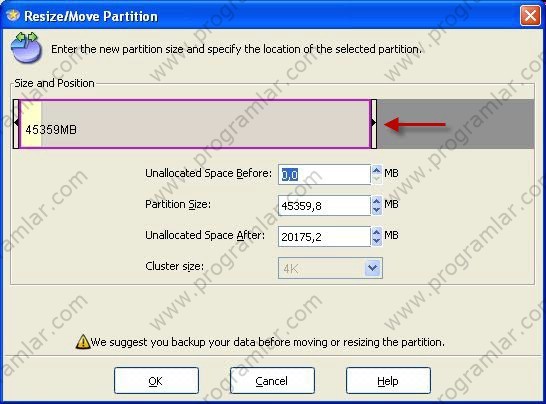 Windows XP  de disk bölümleme nasıl yapılır?