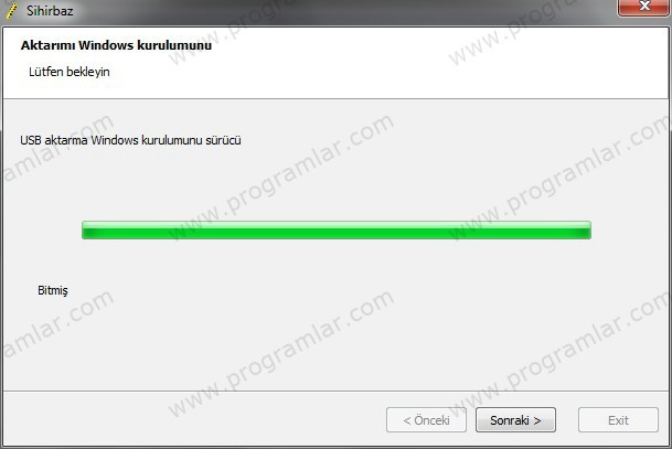 USB\\\ den Windows Kurmak