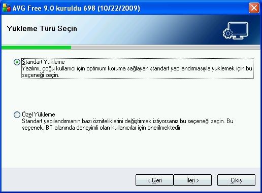 AVG Antivirus Free 9 kurulumu ve ayarları