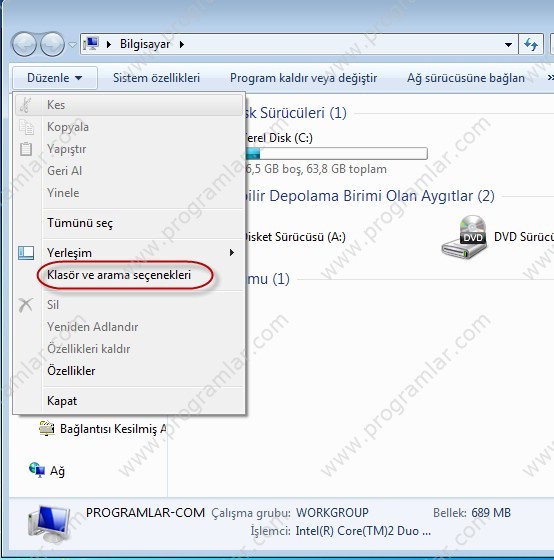 Windows Vista ve Windows 7  de Sinir Bozucu 3 Özelliği Devre Dışı Bırakmak