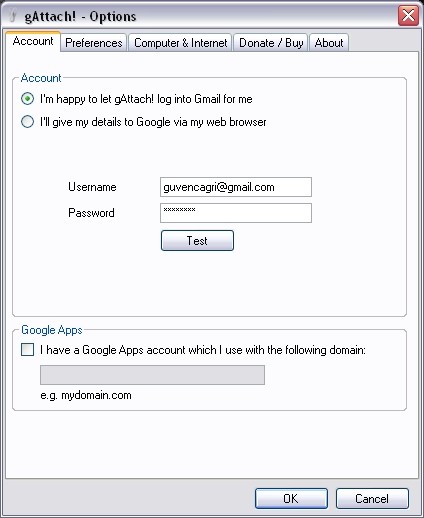 Gmail e Doğrudan Windows tan Dosya Eklemek
