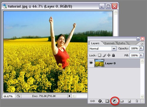 Fotoğrafta Seçili Alana Sepya Efekti Uygulamak