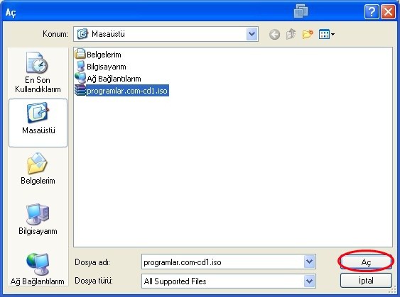 ISO dosyalarını bir CD ye nasıl yazabilirsiniz?