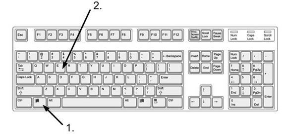 Windows XP klavye kısayolları