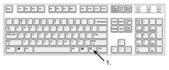 Windows XP klavye kısayolları