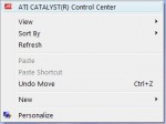 ATI'nin 'Catalyst Control Center' kısa yolunu Windows'un içerik menüsünden kaldırmak