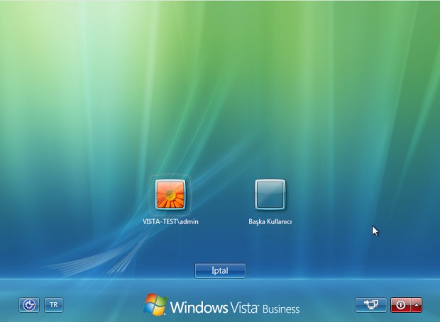 Vista VPN  Oturum Açma Ekranı 