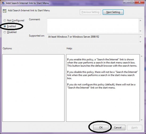Windows 7 Başlangıç Menüsü ne Internet Explorer eklemek