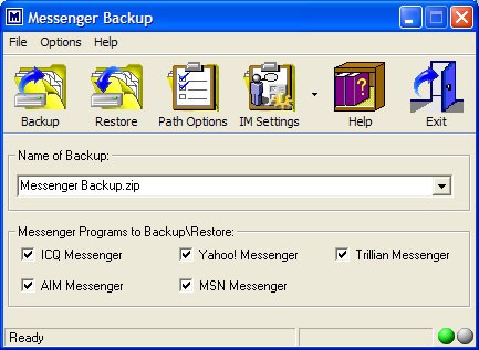 Messenger Backup