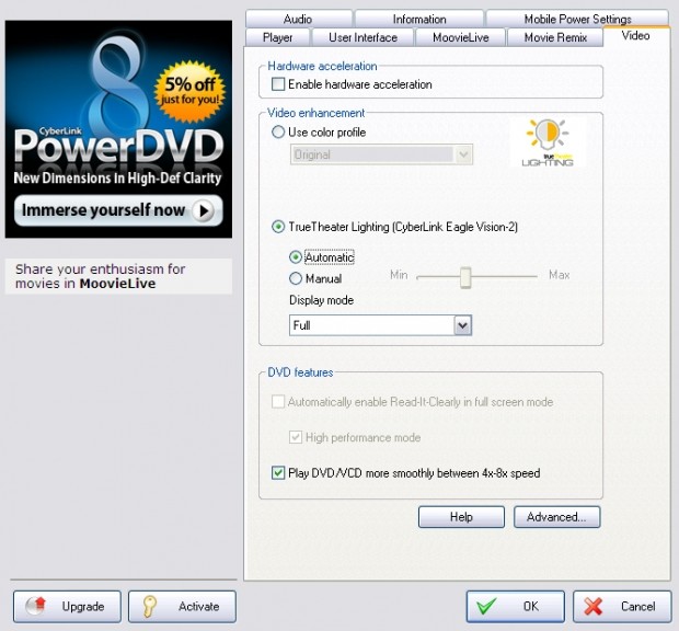 Cyberlink PowerDVD 8