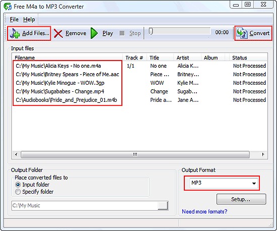 Free M4a to Mp3 Converter 6.0