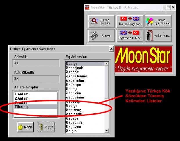 MoonStar Sözlük: Türkçe Dil Kılavuzu