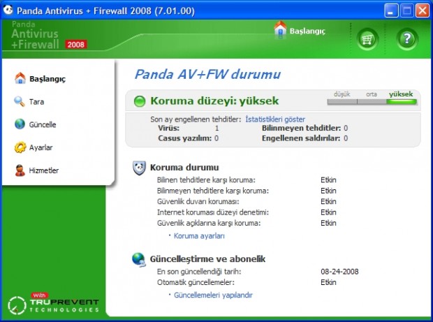 Panda Antivirus + Firewall 2008