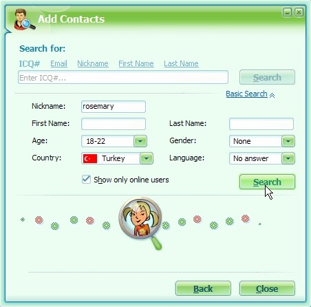 Тест на icq в картинках
