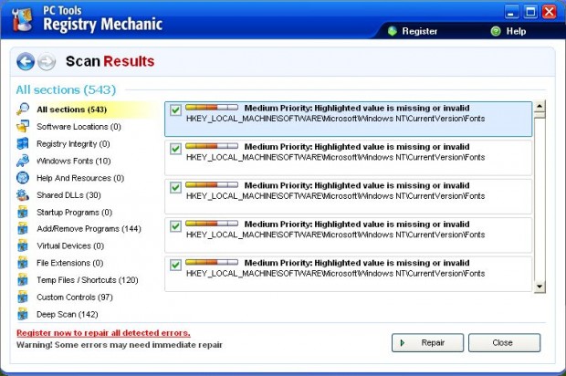 Registry Mechanic