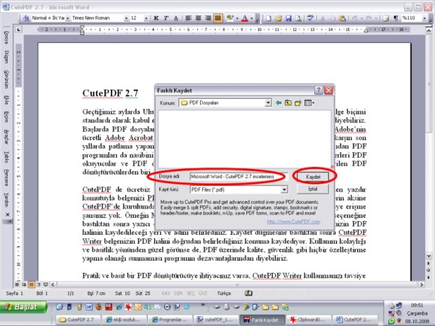 CutePDF Writer 2.7