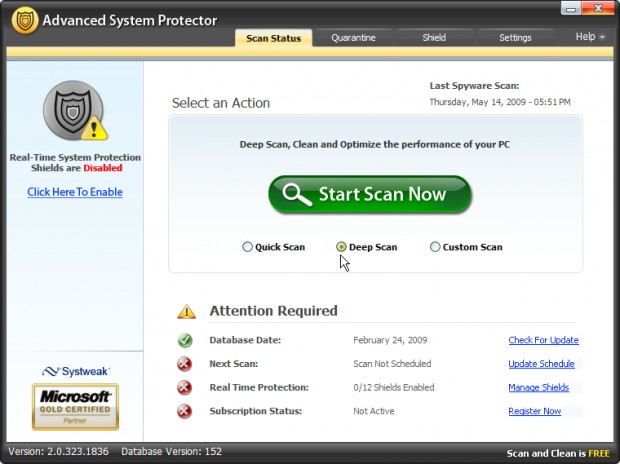 Advanced System Protector Personal Edition