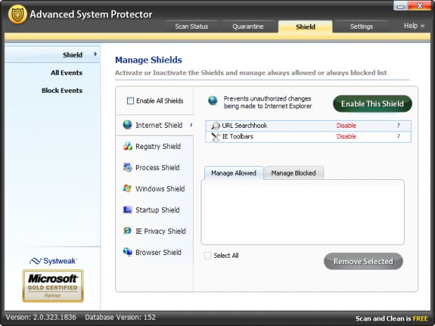 Advanced System Protector Personal Edition