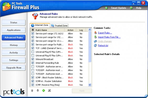 PC Tools Firewall Plus Free Edition