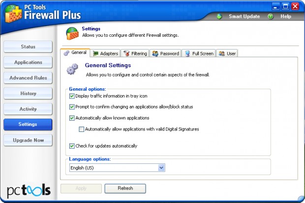 PC Tools Firewall Plus Free Edition