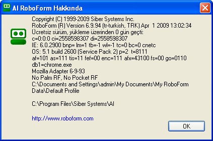 RoboForm 6.9.94