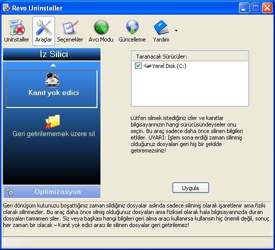 Revo Uninstaller 1.71