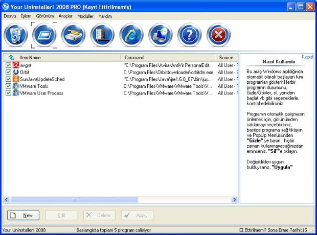 Your Uninstaller 2008 6.1.1236
