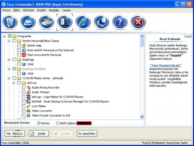 Your Uninstaller 2008 6.1.1236