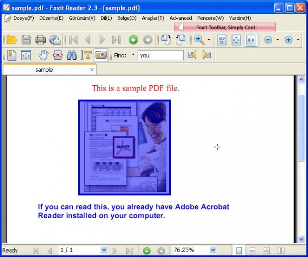 Foxit PDF Reader 2.3 build 3201