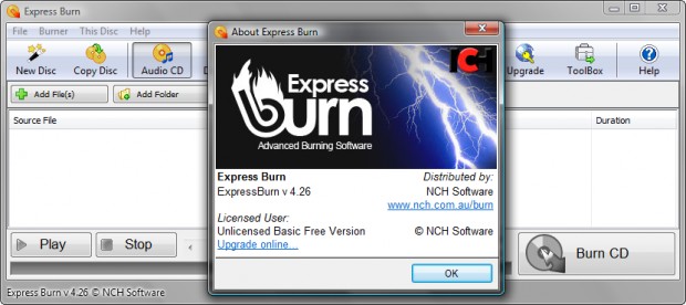 Express Burn 4.26