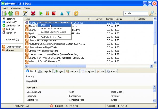 uTorrent 1.8.3